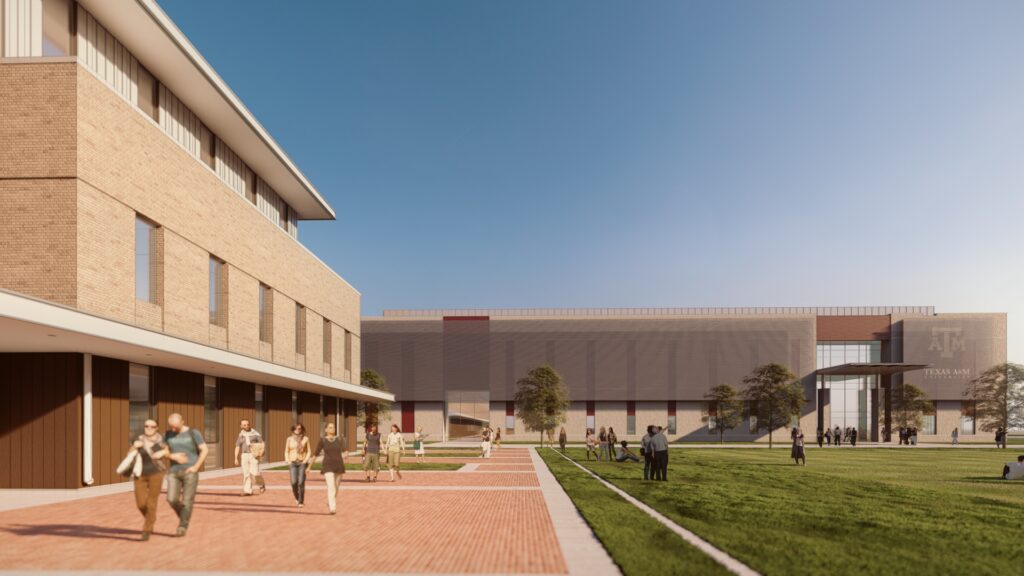 Texas A&M University Mcallen Nursing Education and Research Building (NERB), Rendering courtesy of Page